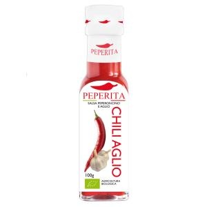 Feferonková pasta s česnekem Peperita BIO 100g